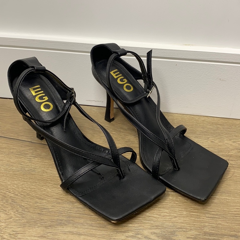 Black Sandaled Heels